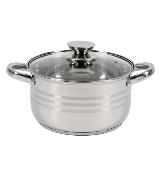 Semioala inox+capac, 20X11.5 cm, 3.5 l, myra, cooking by heinner
