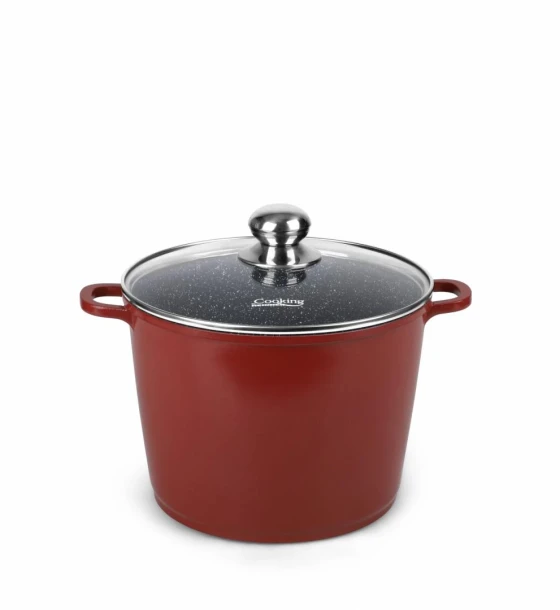 Oala aluminiu+capac 24x18CM, 8.2 l, calabria, cooking by Heinner