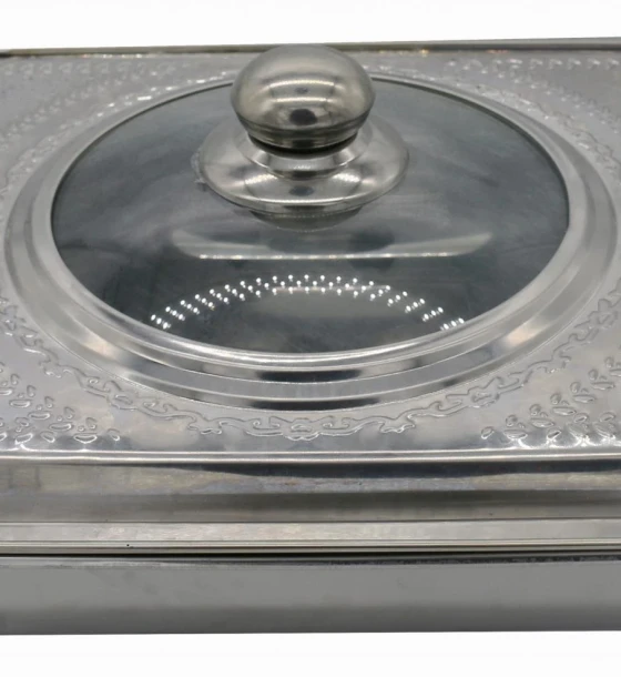 Tava cuptor cu capac, inox, 35x26x7CM, vanora home