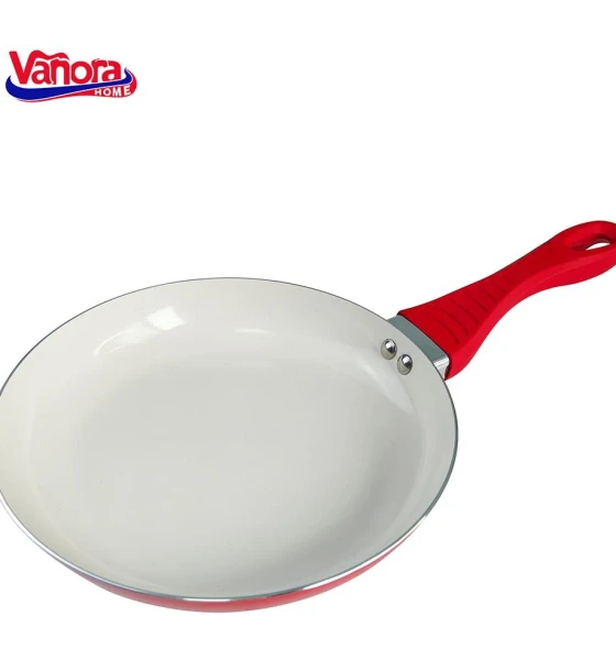 Tigaie aluminiu presat, 24x4 cm, mara, rosu, vanora home