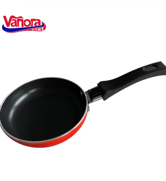 Tigaie aluminiu MINI rosu, 12x3 cm, vanora home