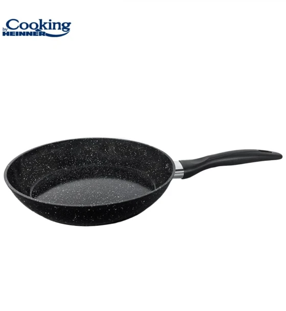 Tigaie aluminiu forjat 24X4.8 cm, onix, cooking by heinner