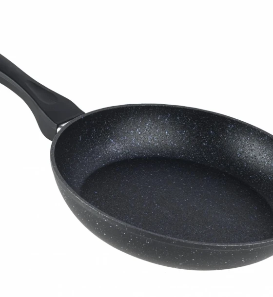 Tigaie aluminiu 22X4.8 cm, black sand, cooking by heinner