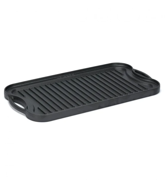 Tigaie Tava grill/plita fonta pura, 51X26X2.5 cm, cooking by heinner