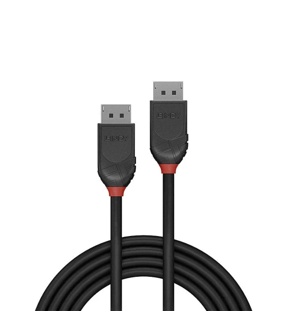 Cablu Lindy DisplayPort 1.2, 0.5m, negru