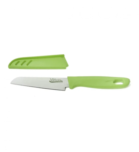 Accesoriu bucatarie Cutit cu teaca 9.5 cm, verde