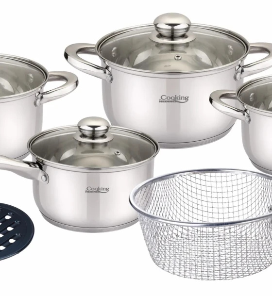 Madeline, set gatit inox 10 piese, cooking by heinner