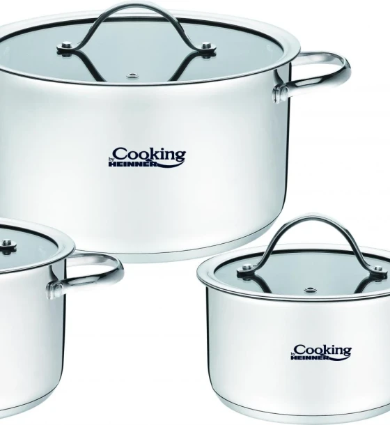 Set gatit din inox 6 piese, anna, cooking by heinner