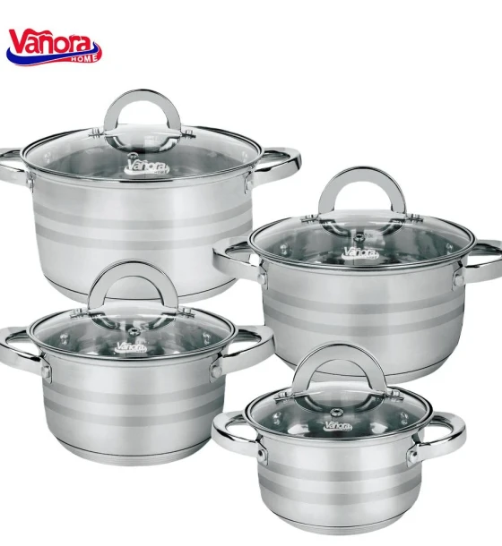 Set gatit din inox 8 piese, medina, vanora home