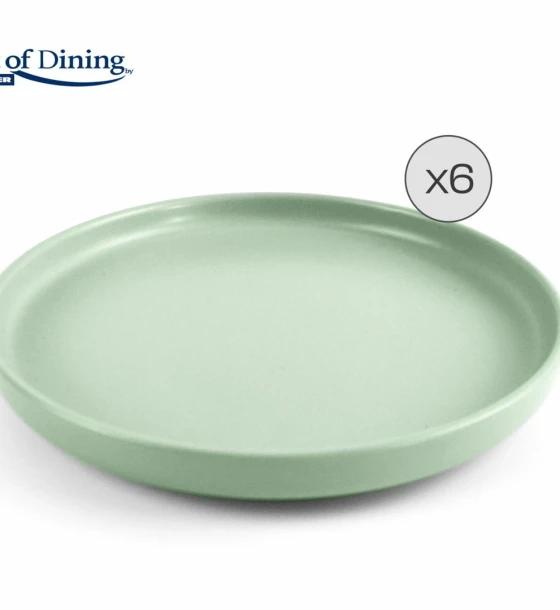 Set 6 farfurii intinse ceramica 27 cm, yvonne, art of dining by heinner