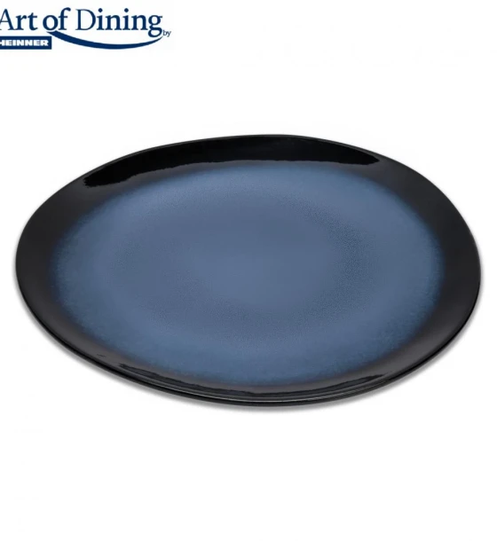 Set 4 farfurii ovale ceramica 21 cm, serenity, art of dining by heinner