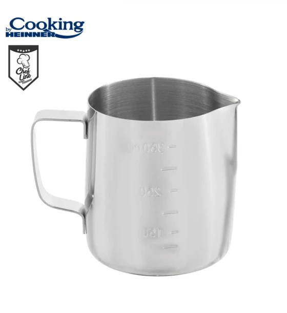 Cana inox lapte 350 ml, cooking by heinner, chef line