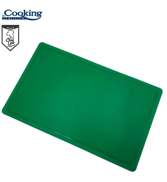 Tocator cu sant haccp GN1, 53X32.5X2 cm, verde, cooking by heinner