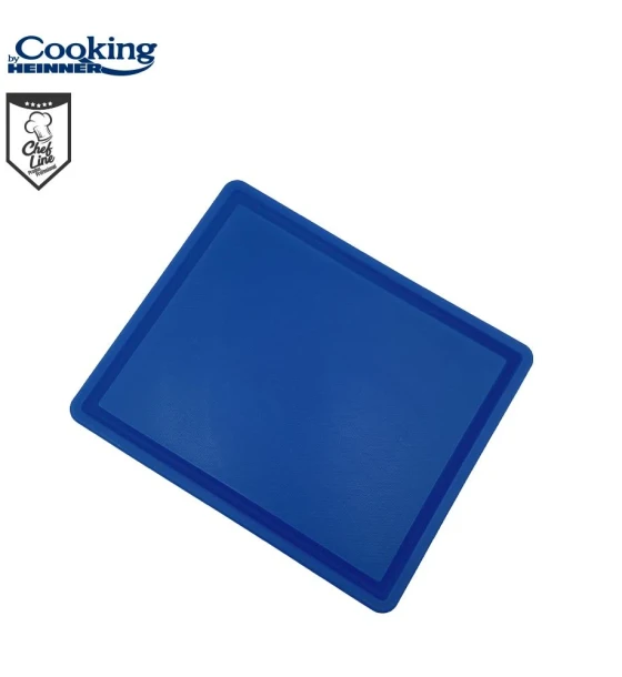 Tocator sant GN1, 26.5X32.5X2CM, albastru, cooking by heinner