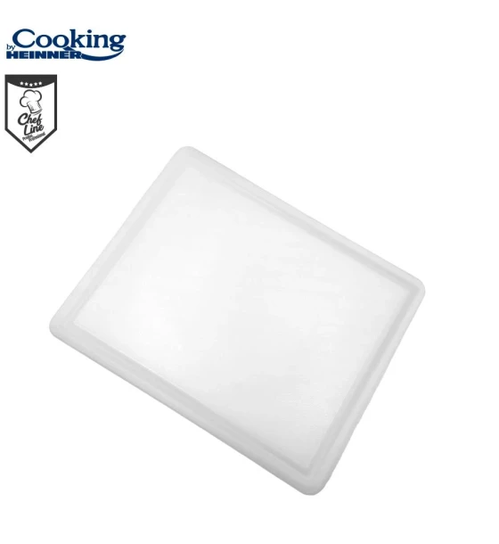 Tocator sant GN1, 26.5X32.5X2 cm, alb, cooking by heinner