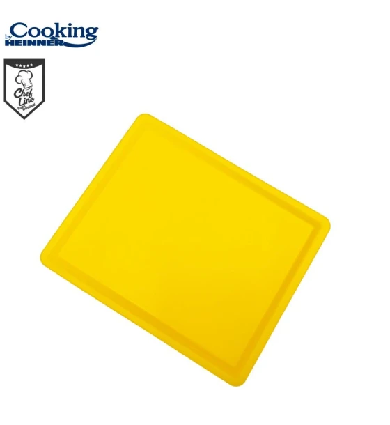 Tocator sant GN1, 26.5X32.5X2CM, galben, cooking by heinner