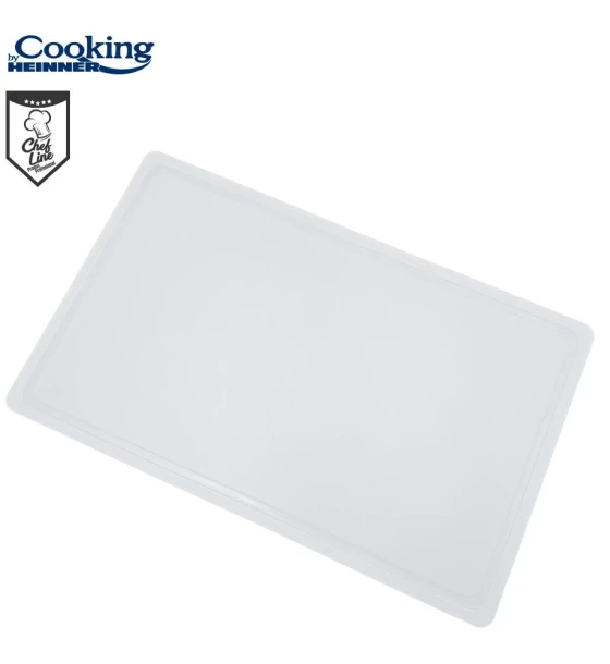 Tocator cu sant haccp GN1, 53X32.5X2 cm, alb, cooking by heinner