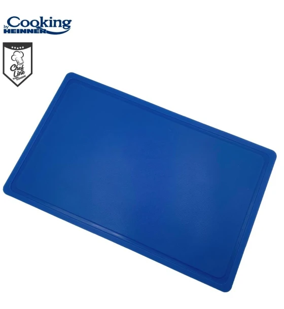Tocator cu sant haccp GN1, 53X32.5X2 cm, albastru, cooking by heinner
