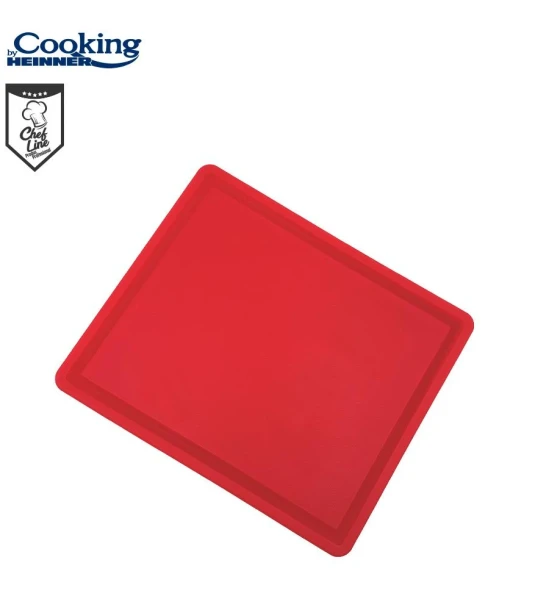 Tocator sant GN1, 26.5X32.5X2 cm, rosu, cooking by heinner