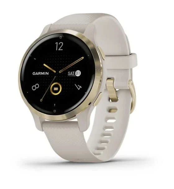 Smartwatch Ceas Smartwatch Garmin Venu 2S, GPS Wi-Fi, Tundra + Champagne