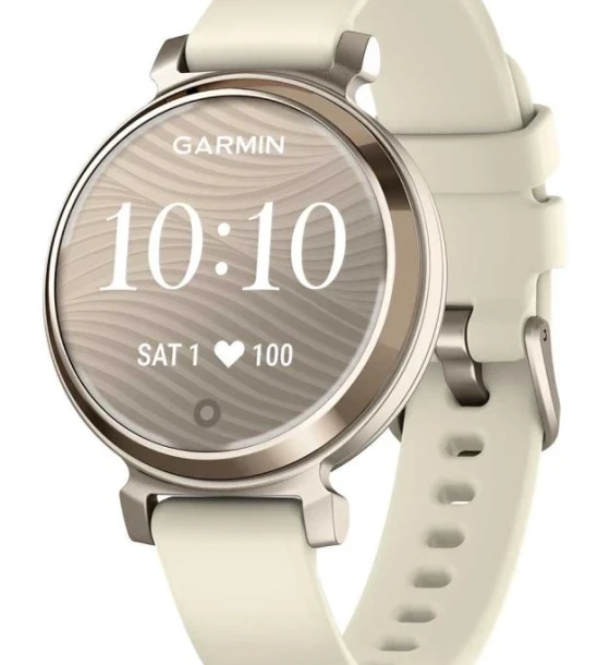 Ceas Garmin Lily 2, display AMOLED, dimensiune afisaj 35.4 mm, afisaj 240 x 201 pixeli, memorie 8GB, autonomie pana la 5 zile, rezistanta la apa pana la 5 ATM, greutate 24, 4g