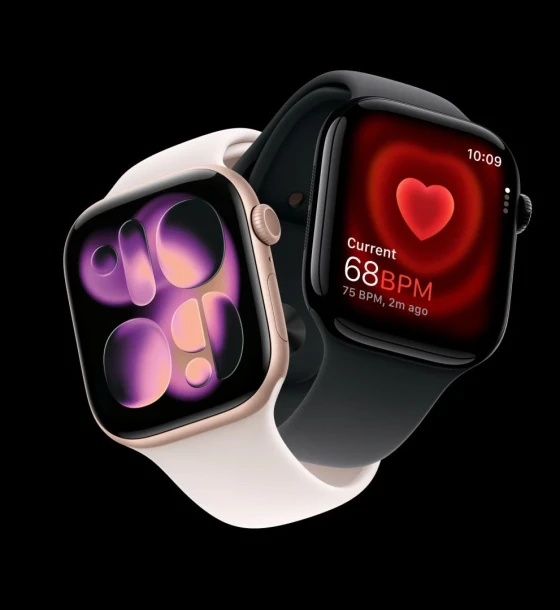 Apple Watch Series 11 GPS + Cellular 42mm Rose Gold Aluminium Case with Light Blush Sport Band - M/L