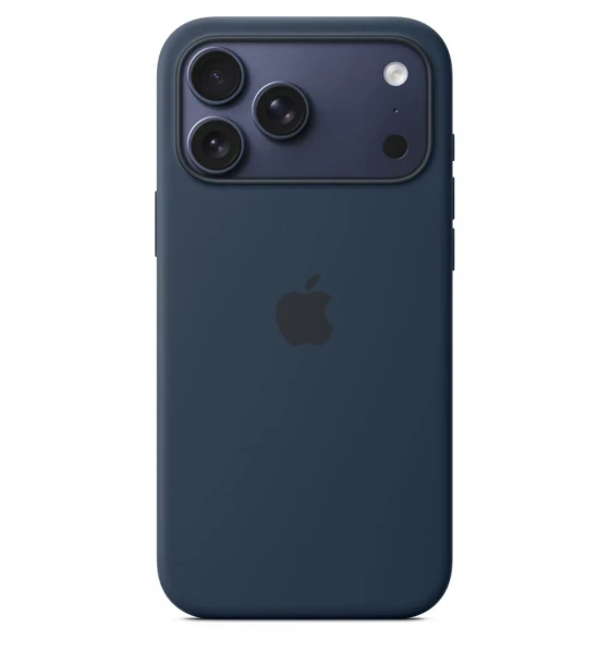 Accesoriu telefon iPhone 17 Pro Max Silicone Case with MagSafe - Midnight