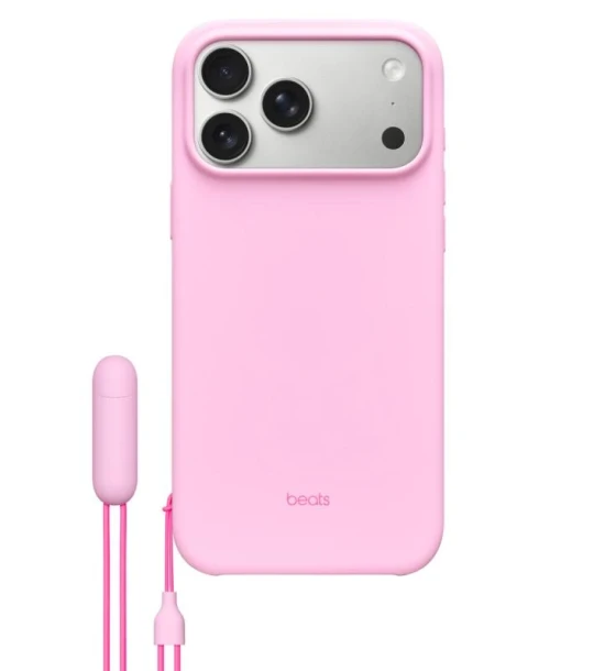 Accesoriu telefon Beats iPhone 17 Pro Max Kickstand Case with MagSafe and Camera Control - Pebble Pink