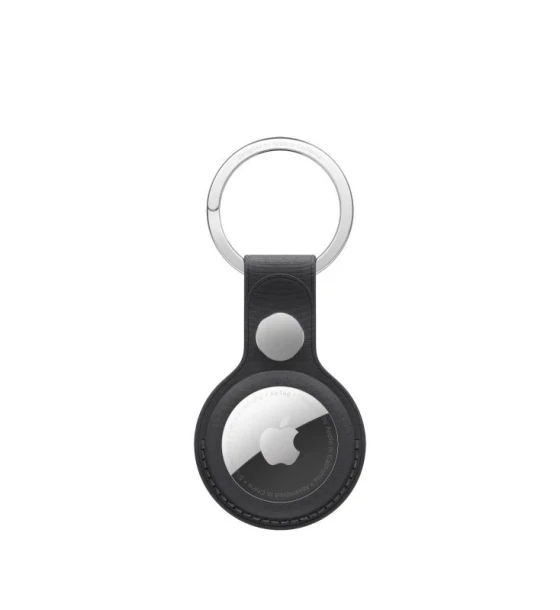 Accesoriu telefon AirTag FineWoven Key Ring - Black