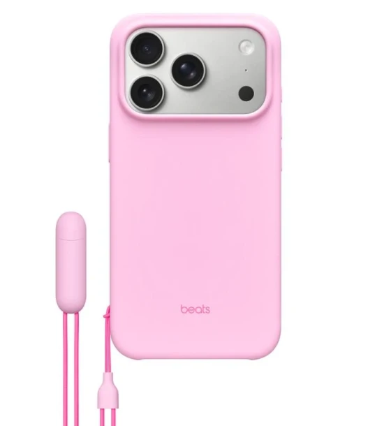 Accesoriu telefon Beats iPhone 17 Pro Kickstand Case with MagSafe and Camera Control - Pebble Pink