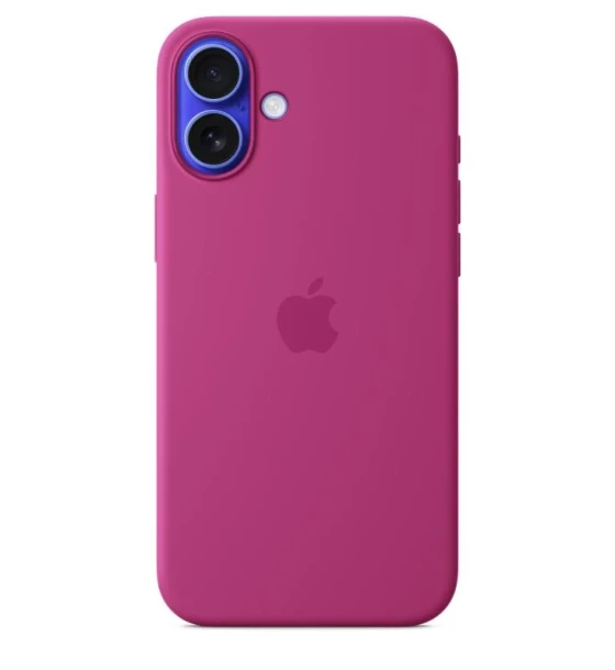 Accesoriu telefon iPhone 16 Plus Silicone Case with MagSafe - Fuchsia
