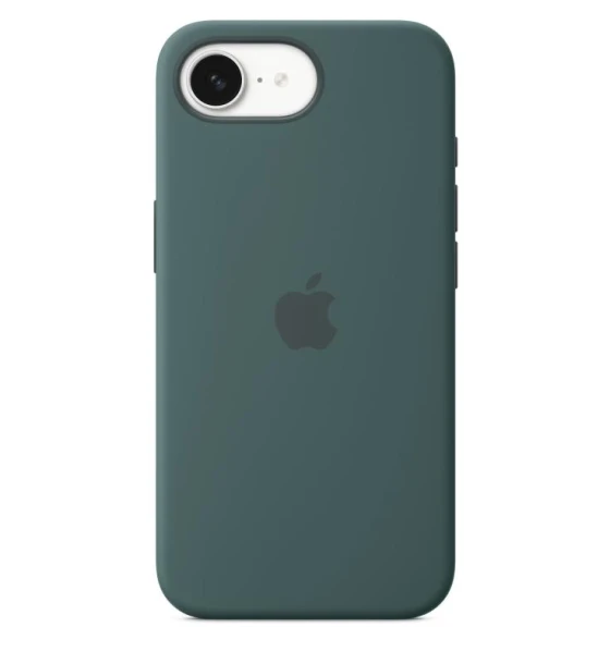 Accesoriu telefon iPhone 16e Silicone Case - Lake Green