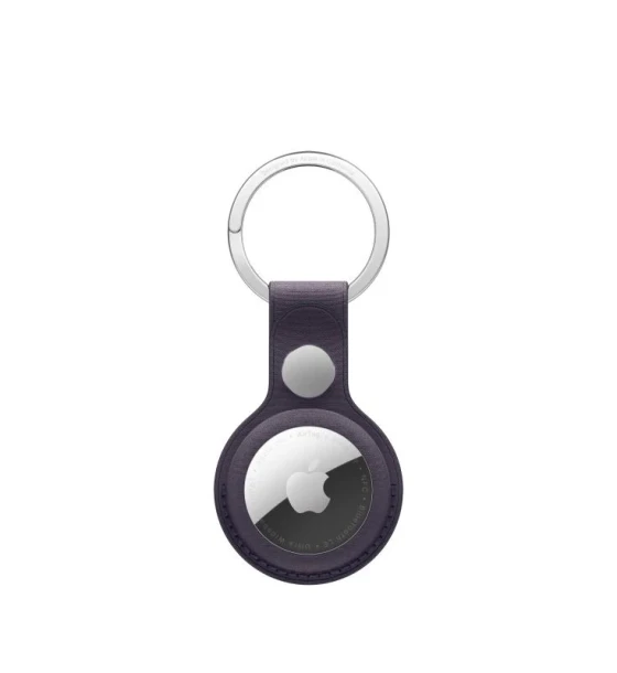Accesoriu telefon AirTag FineWoven Key Ring - Midnight Purple