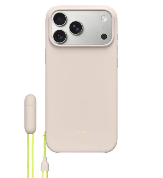 Accesoriu telefon Beats iPhone 17 Pro Max Kickstand Case with MagSafe and Camera Control - Lime Stone