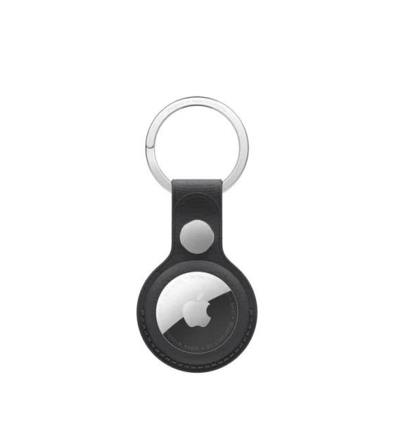 Accesoriu telefon AirTag FineWoven Key Ring - Black