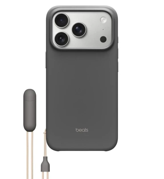 Accesoriu telefon Beats iPhone 17 Pro Kickstand Case with MagSafe and Camera Control - Granite Gray