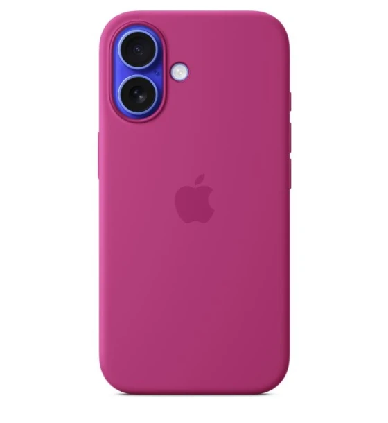 Accesoriu telefon iPhone 16 Silicone Case with MagSafe - Fuchsia