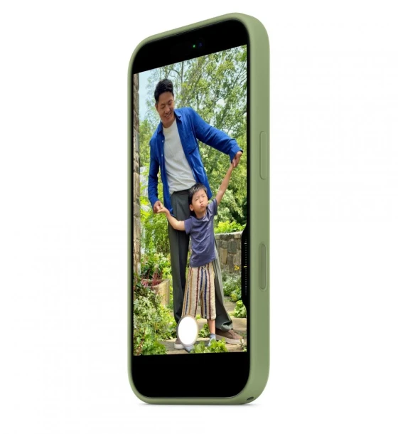 Accesoriu telefon iPhone 17 Silicone Case with MagSafe - Light Moss