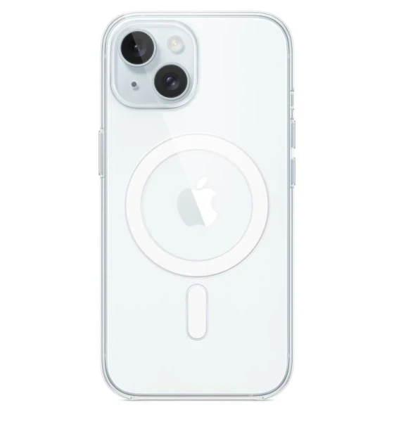 Accesoriu telefon iPhone 15 Clear Case with MagSafe