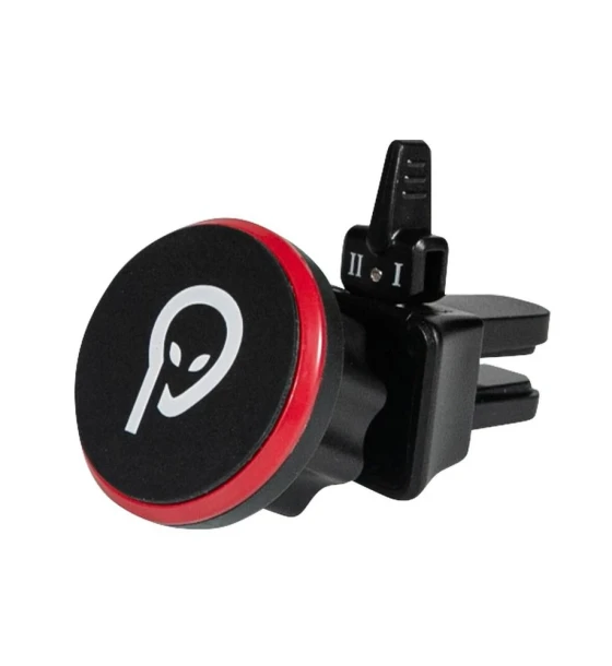 Accesoriu telefon Suport auto magnetic SPACER pt. SmartPhone, fixare in ventilatie prin CLIPS, Magnetic, 4 SuperMagneti N50, rotire 360 grade, negru