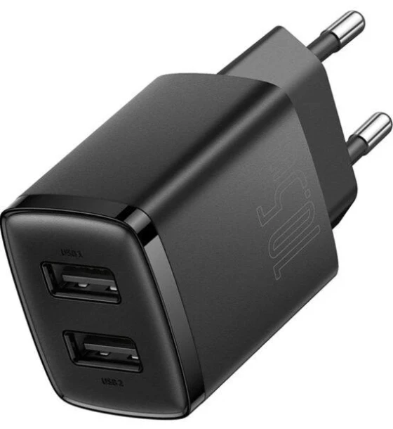 Incarcator retea Baseus Compact, negru