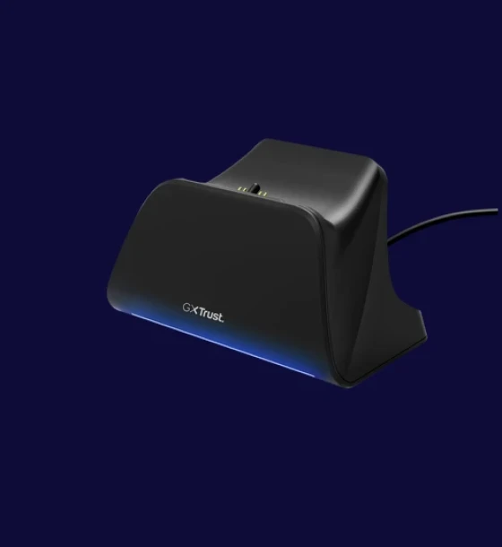 Incarcator pentru controller PS5 Trust GXT 255, material ABS, negru
