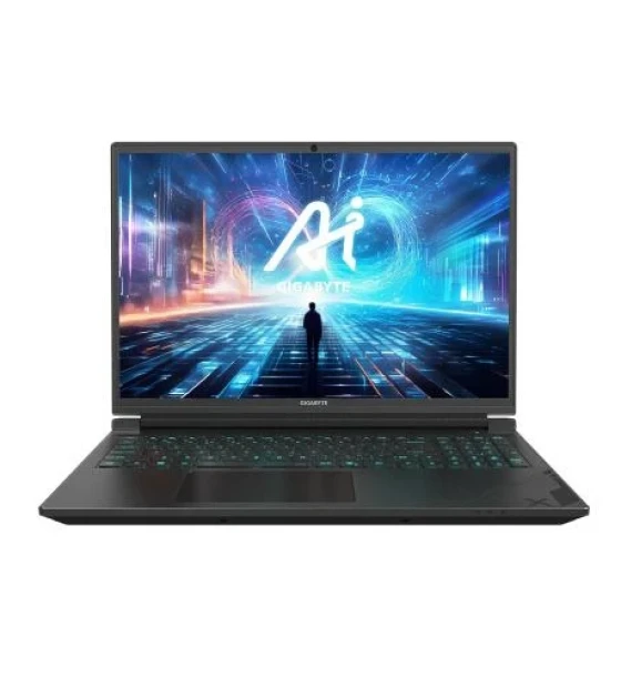 Gigabyte G6X 9MG-42EE854SD Gaming notebook, Free DOS, Procesor i7-13650HX, Placa video NVIDIA GeForce RTX 4050 Laptop GPU 6GB GDDR6, Display 16 inch 16:10 WUXGA 1920x1200 165Hz