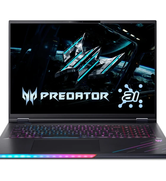 Laptop Acer Gaming Predator Helios 18 AI PH18-73-96HZ, 18 Inch 45.72 cm, WQXGA Mini LED 250Hz IPS Display non-glare, 2560 x 1600, 16:10, Intel Core Ultra 9 Processor 275HX