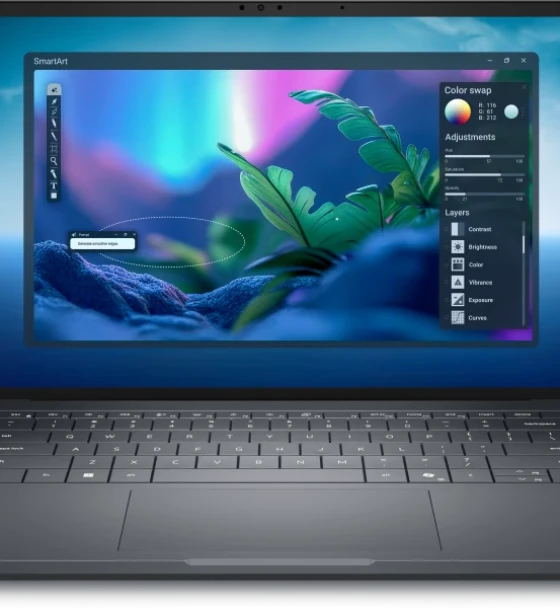 Laptop Dell Pro Max 14 Premium, 14 inch, Non-Touch, FHD+ 1920 x 1200, 60Hz, 400 Nit, 100% sRGB, Anti-Glare, 8MP RGB + IR, ENERGY STAR Qualified, EPEAT Gold with Climate+