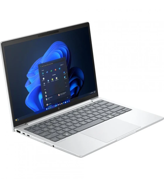 Laptop HP EliteBook 8 G1i cu procesor Intel Core U7-255U 12-Core 2GHz, up to 5.2GHz, 12MB 12 TOPS, 13.3 inch WUXGA, 32GB LPDDR5X, SSD 1TB PCIe NVMe, Intel, Windows 11 Pro 64bit, Silver