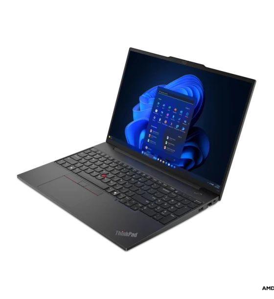 Laptop Lenovo ThinkPad E16 Gen 2 AMD 16 inch WUXGA 1920x1200 IPS 300nits Anti-glare, 45% NTSC AMD Ryzen 5 7535HS 6C/12T, 3.3/4.55GHz, 3MB L2/16MB L3 Video AMD Radeon 660M RAM 2x 16GB