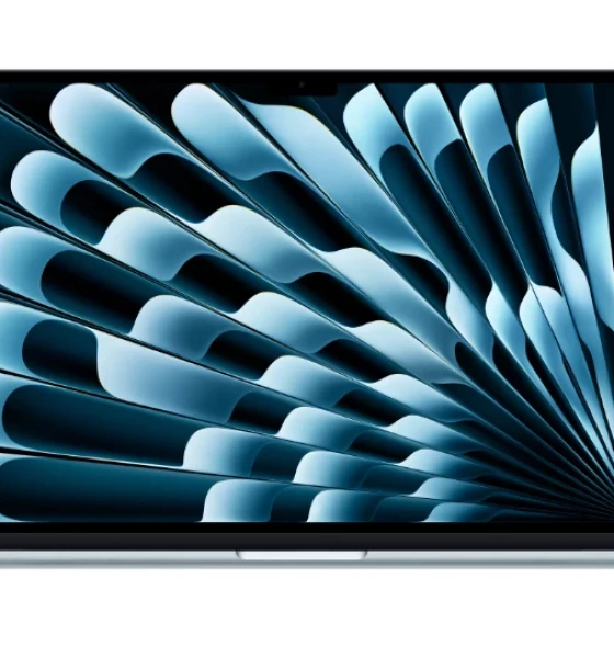 MacBook Air 15.3 inch Retina/Apple M4 CPU 10-core, GPU 10-core, Neural Engine16-core /16GB/256GB - Sky Blue - INT KB 2025