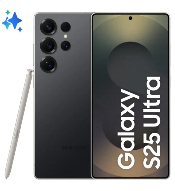 Telefon mobil Samsung S25 ULTRA 5G S938B 6.9 inch 12GB 512GB DualSIM Titanium Black incl. S-Pen
