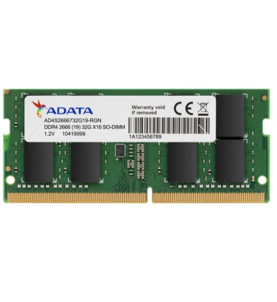 Memorie RAM laptop Memorie RAM notebook Adata, SODIMM, DDR4, 16GB, CL19, 2666Mhz